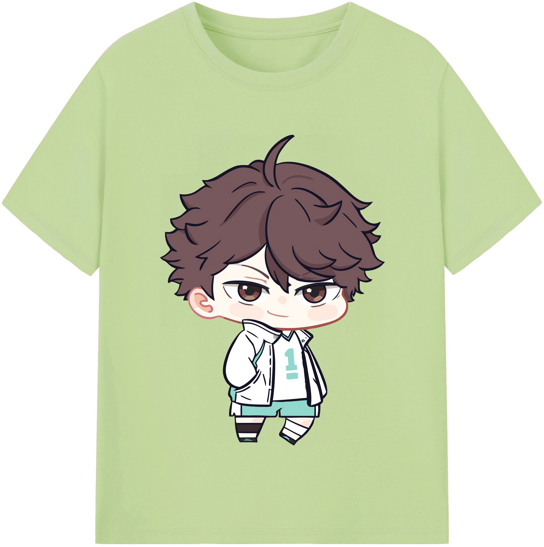 （画像用） ハイキュー!! Haikyu!! 綿100％半袖Tシャツ（フロントプリント）